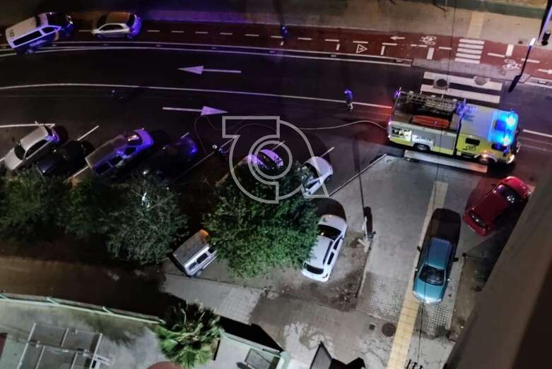 Los bomberos en el lugar del siniestro/TA.